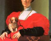 阿尼奥洛布伦齐诺 - 带着一只小狗的女士